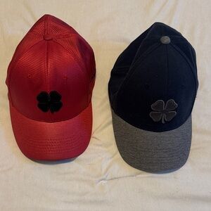 Black Clover Fitted Cap Set - Red and Black